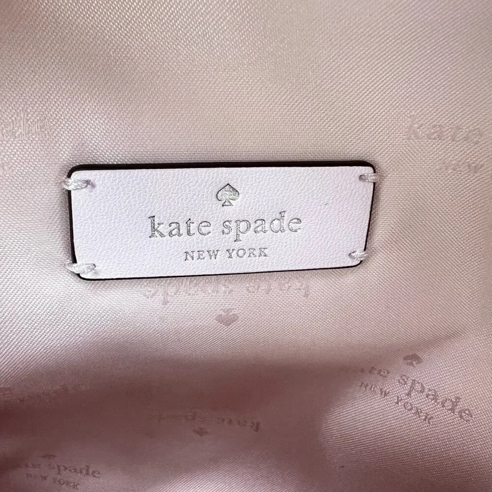 Kate Spade New York Quilted Flower Mini Backpack In Light Pink With Adjustable S